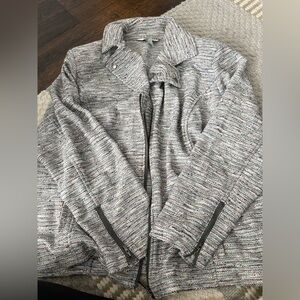 CJ Banks Multicolor Knit Fabric 2X blazer